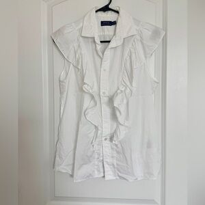 White Ralph Lauren blouse worn once